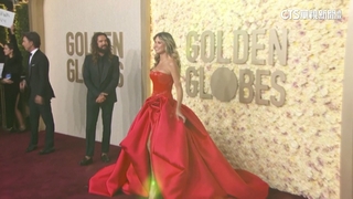 81屆金球獎頒獎典禮登場　女星紅毯爭奇鬥艷