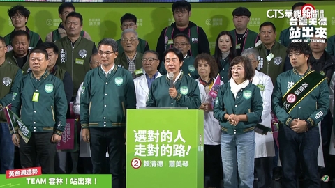 拚到燒聲! 賴清德晚間連跑3造勢 蔡英文到場力挺