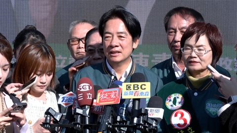 賴清德車掃前進中台灣 選前之夜鐵人「南北雙拚」