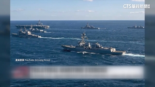 美日韓濟州外海軍演　美「卡爾文森號」領軍秀肌肉