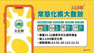 文化幣明起開放領取　使用步驟.優惠一次看