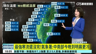 這波寒流好威！高山白雪皚皚　今晚明晨繼續冷