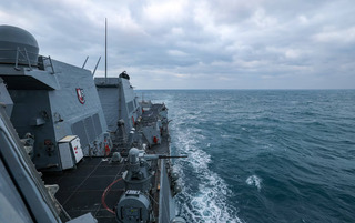 總統大選後首次！ 美海軍驅逐艦穿越台海
