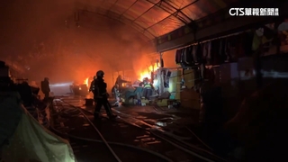 台中干城環保市場大火　里長：起火前有聽到爆炸聲