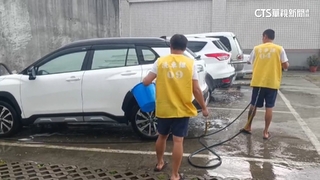 「大哥洗車」價格實惠夯！　民眾湧台東岩灣監獄搶排