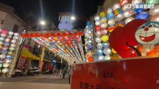 閃耀燈籠海　西螺福興宮閃亮3公里　太平老街不夜城