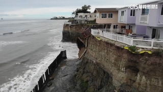 南加州極端天氣侵蝕地基　海景房高懸半空