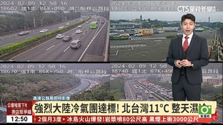強烈大陸冷氣團達標！　北台灣11°C　整天濕冷