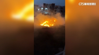 疑施放沖天炮惹禍！　澎湖民宅旁雜草猛竄火舌