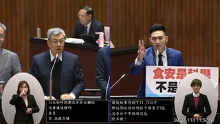廖偉翔質詢數度逼問瘦肉精　陳建仁動怒：食安是科學、你講的是政治