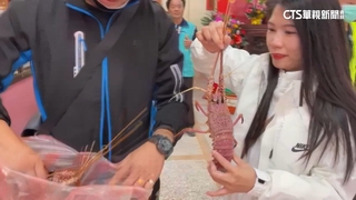 澎湖廟宇推「乞龍蝦」　　擲出2次聖筊就可帶回家