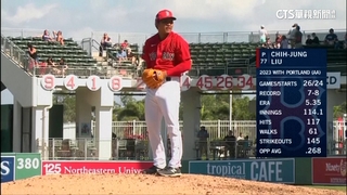 劉致榮春訓登板壞球連發　林昱珉飆K引注意