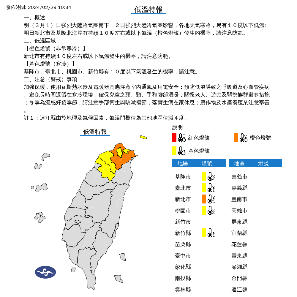 圖片來源 中央氣象署