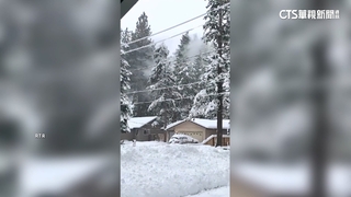 暴風雪強襲美國加州！　內華達山積雪達3.6公尺