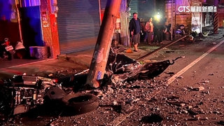 轎車疑超速撞電桿2600多戶停電　17歲乘客亡