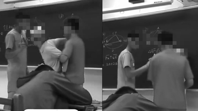 老師遭學生架住手臂 「板擦近乎碰臉」急求饒 真相大逆轉 | 華視新聞