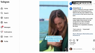 「鳥事」一籮筐！　澳洲記者連線遭鳥襲擊9次