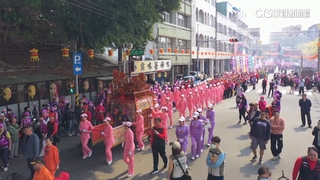 龍德宮遶境抵鹿港天后宮　全台近百宮廟迎接