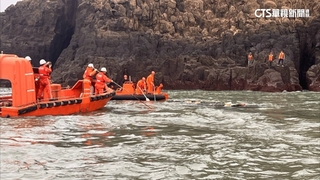 金門東碇島海域中國漁船翻覆　2死2失蹤2獲救