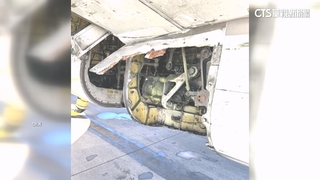 美聯航又出狀況！客機降落後發現「面板少一塊」