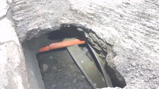 路面下破大洞「埋管滲水仍回填」　居民憂變天坑