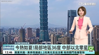 今熱如夏！局部地區36度　中部以北零星雨