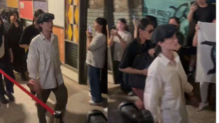 民眾聚華山大喊：台灣中國一邊一國　中樂團回春丹「臭臉」快步離開