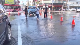 規模7.2強震！　台南震度4級關廟自來水管線爆裂