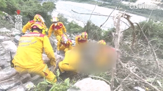 晶英酒店35員工困太魯閣1骨折　搜救人員助脫困