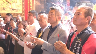 時隔3年綠營無人參加起駕　蔡其昌赴鎮瀾宮參拜