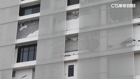 正式營運才4個月! 花蓮潔西艾美酒店外牆龜裂