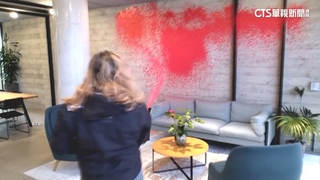 抗議「謀殺」巴勒斯坦人　英工黨黨部遭噴紅漆