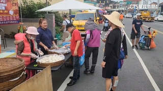 開葷！大甲媽回鑾點心站備肉包.小籠包　信眾秒掃光
