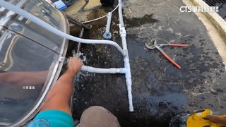 強震水塔遭震損！維修業者疲於奔命　估下週五恢復
