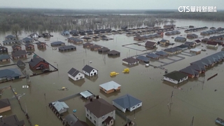 天氣暖化雪融快速　俄羅斯.哈薩克河水暴漲釀災