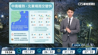 水氣增多！北東局部陣雨　金馬注意霧