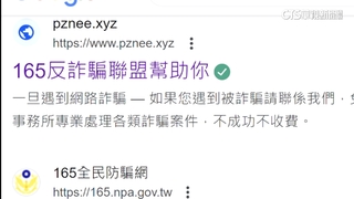搜「165反詐專線」竟有假網站　民眾險遭扒兩層皮