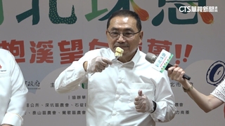 新北珠蔥正盛產　侯友宜化身總鋪師引爆笑