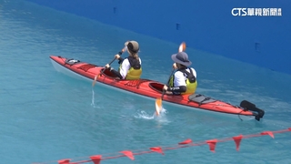 跨國實境秀！　划獨木舟至石垣島　7藝人造浪池特訓