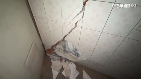 基隆東和大樓嚴重龜裂傾斜 住戶嚇壞搬走