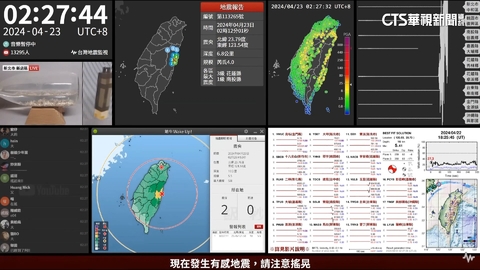 整夜搖不停!「地震監測頻道」一度湧13萬人收看