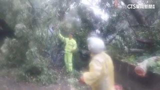 雨彈開炸！彰化警局停車場淹　「國道視線僅百米」