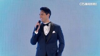 520就職典禮　混血男模「戴凱文」國台雙聲道主持