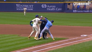 MLB擂台賽？　光芒.釀酒人揮拳互毆4人出場