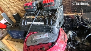 工程行民宅客廳竄火　疑鋰電池充電不慎釀禍