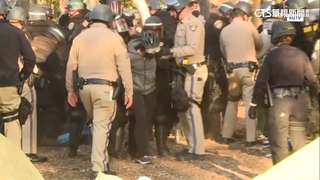 警進加大聖地牙哥分校　驅捕挺巴抗議人士