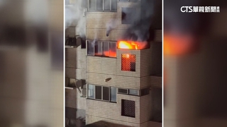 台中惡火奪命！　疑電線走火燒客廳　父女躲廁雙亡