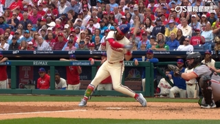 Harper3分砲助陣！　費城人系列賽橫掃巨人