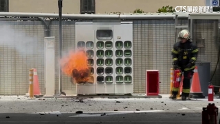 沒人在充電！換電站突爆炸　加油站員工嚇喊恐怖