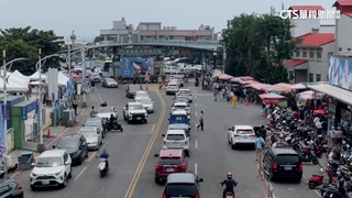屏東黑鮪魚季人潮爆滿　華僑市場成「違停熱區」